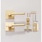 Sure-Loc Hardware Sure-Loc Hardware Vail Handleset, Zermatt Full Plate Handleset Trim, Vintage Bronze VL507-ZT 11P - alternate 2
